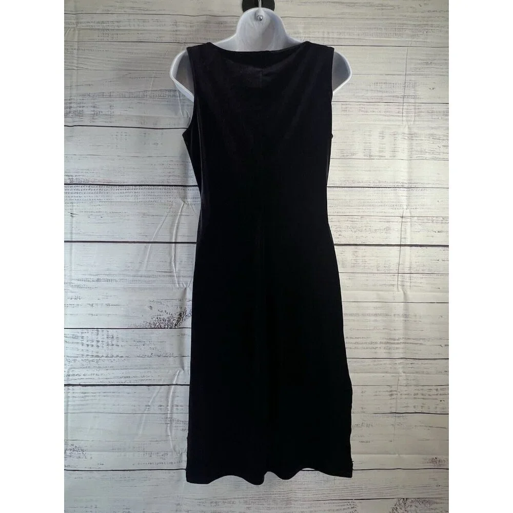 Max Studio Dress Size S Purple Sleeveless Midi Velvet Dress Whimsigoth Fairy - Picture 6 of 13